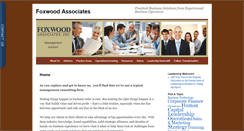 Desktop Screenshot of foxwoodassociates.com